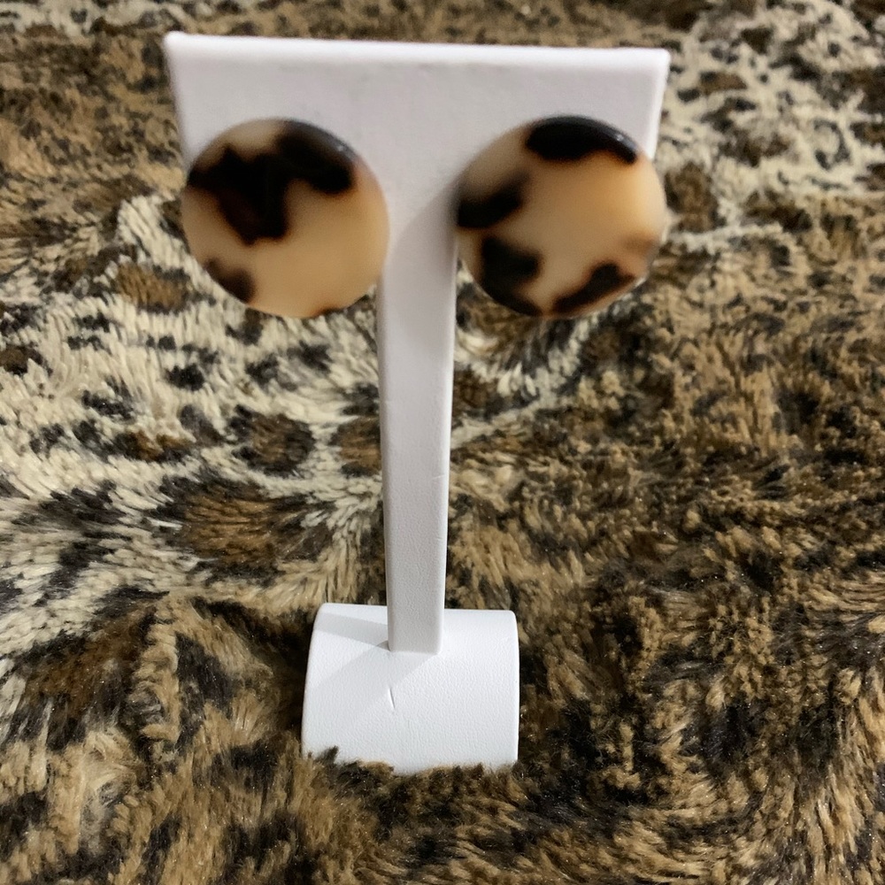 Tortoise Colored Earrings
